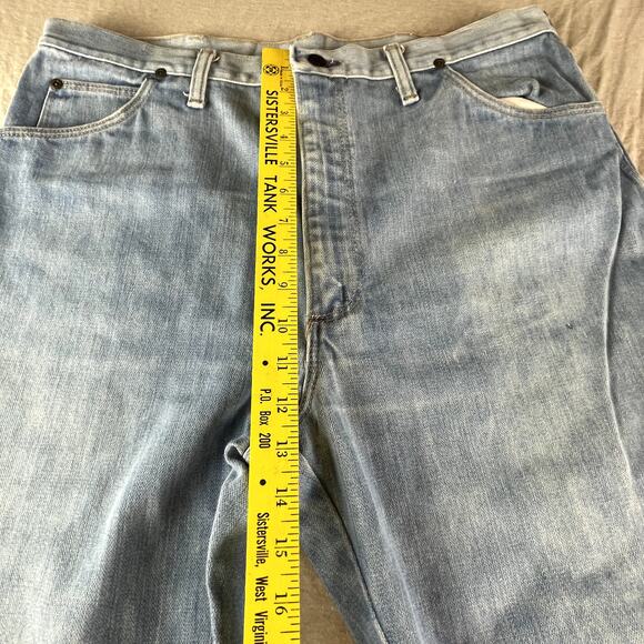 Vintage Sedgefield Jeans 38 x 36 Long Made in USA Lightwash Faded Western Work - Picture 7 of 8